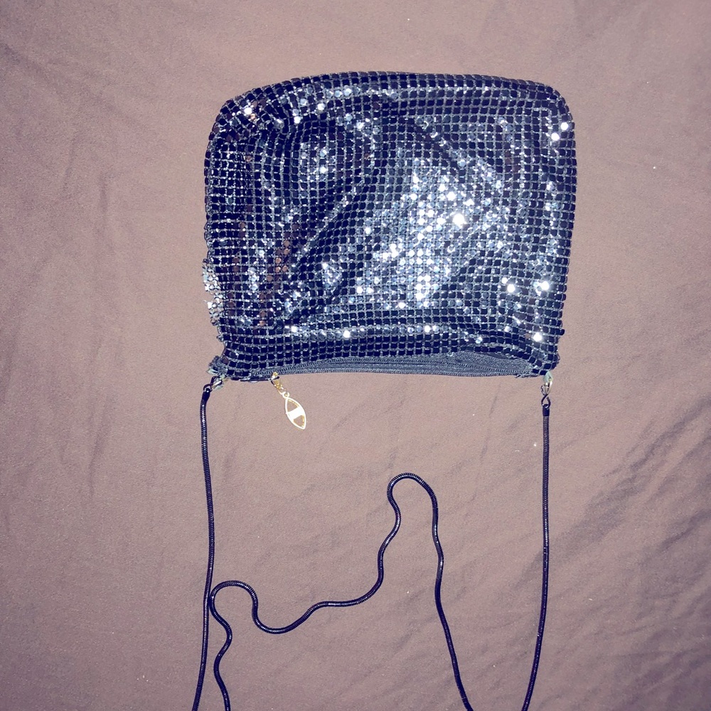 Black chain purse